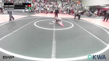 40 lbs Final - Lane Carrier, Raw Wrestling Club vs Zeke Dunlop, Team Tulsa Wrestling Club