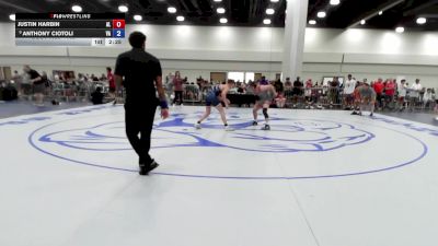 132 lbs Cons. Round 5 - Justin Harbin, AL vs Anthony Ciotoli, VA