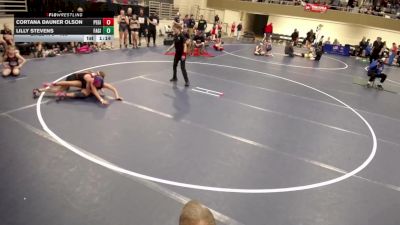 Girls K-8 - 135 Lilly Stevens, Farmville-Girls vs Cortana Dauner Olson, PEM-Girls