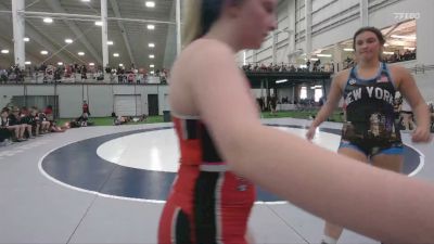 140 lbs Melody Mauney, North Carolina Red vs Ella Gregg, New York
