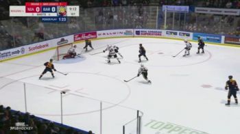 Brad Gardiner Gets Barrie On The Board First On The Power Play