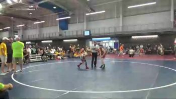 70 lbs Round 3 (8 Team) - Wesley James, Stronghold - Gold vs Caden Guerrant, Full Throttle Wrestling