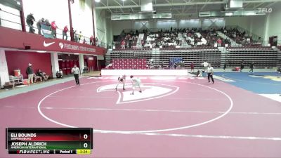 133 lbs Cons. Round 2 - Eli Bounds, Shippensburg vs Joseph Aldrich, American International