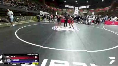 195 lbs Cons. Round 1 - Luke Limon, California vs Amitoj Mander, California