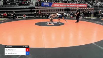 136 lbs Quarterfinal - Bella Amaro, Southern Oregon vs Paige Respicio, University Of Providence