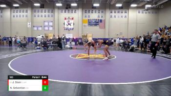 160 lbs Cons. Round 3 - Jack Stein, Clarksville vs Nicholas Sebastian, Independence