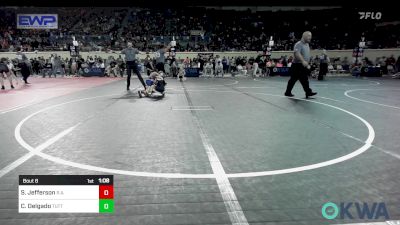 61 lbs Round Of 32 - Stetson Jefferson, R.a.w. vs Cayson Delgado, Tuttle Wrestling