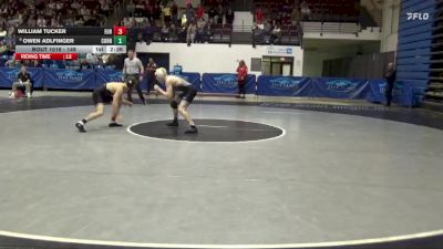 149 lbs Cons. Round 5 - William Tucker, Eureka vs Owen Adlfinger, Cornell College