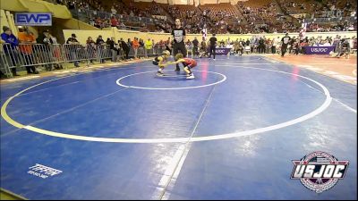 55 lbs Round Of 16 - James Evans, Bartlesville Wrestling Club vs Bryker Smith, Salina Wrestling Club