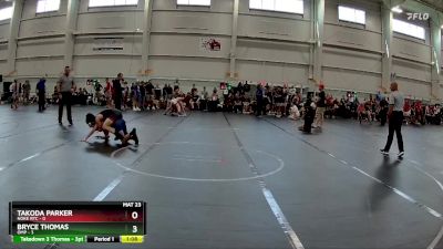 106 lbs Round 3 (4 Team) - Bryce Thomas, OMP vs Takoda Parker, Noke RTC