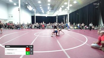 128 lbs Rr Rnd 1 - Jakob Peterson, Parkland vs Justin Adams, Steller Trained Black Sun