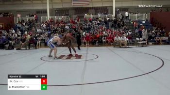 220 lbs Prelims - Michael Cox, Holy Innocents' Episcopal School vs Caleb Macentosh, Peninsula Catholic School