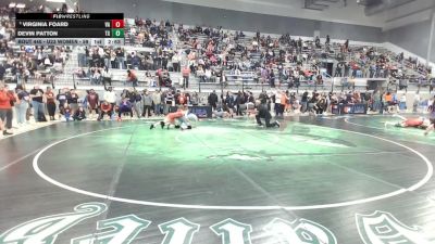 U23 Women - 59 lbs 5th Place Match - Virginia Foard, VA vs Devin Patton, TX