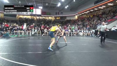 150 lbs 5th & 7th Place - Abe Mcgill, Woodbury Central vs Jaxon Gordon, Riverside, Oakland