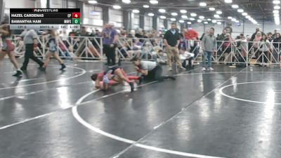 60 lbs Round 3 (12pm Friday) - Hazel Cardenas, Cali Pink vs Samantha Ham, Minnesota Funky Singlets