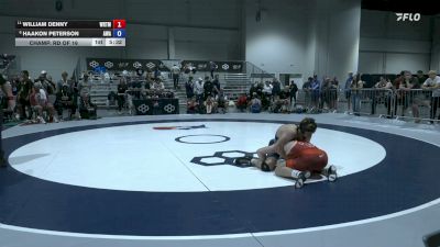 74 kg Champ. Rd Of 16 - William Denny, Wolfpack RTC/ Titan Mercury Wrestling Club vs Haakon Peterson, Askren Wrestling Academy