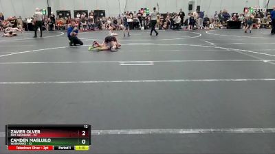 80 lbs Round 1 (4 Team) - Zavier Olver, Mat Assassins vs Camden Magluilo, Warhawks