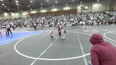 43 lbs Quarterfinal - Deagan Broncheau, Lewiston WC vs Ressler Schiess, Shootbox Rigby