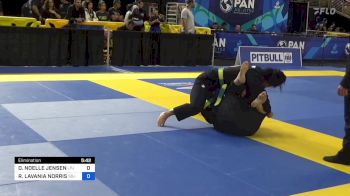 OLIVIA NOELLE JENSEN vs RAVEN LAVANIA NORRIS 2024 Pan Jiu Jitsu IBJJF Championship