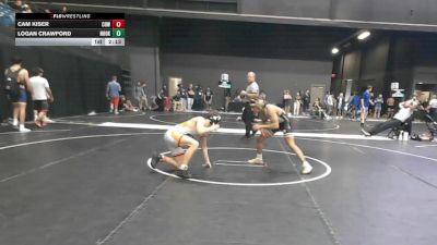 133 lbs Quarterfinal - Cam Kiser, Cowley College vs Logan Crawford, Northeast Oklahoma