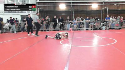 95 lbs Rr Rnd 2 - Hunter Rock, Journeymen WC vs Elijah Santiago, Grit Mat Club