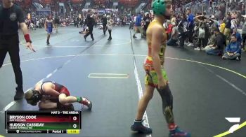 72 lbs Cons. Round 5 - Bryson Cook, Mat Psychos vs Hudson Cassiday, Cedar Springs WC