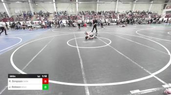 89 lbs Semifinal - Ryne Simpson, Durango WC vs Jaxx Robson, Dolores Bears