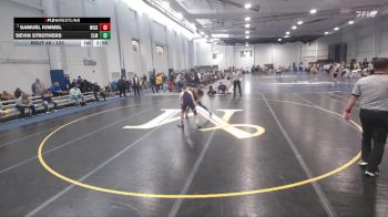 133 lbs Champ. Round 2 - Samuel Kimmel, Wilkes vs Devin Strothers, Elmira College
