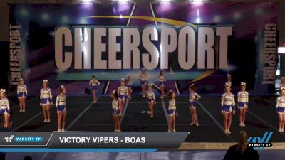Victory Vipers - Boas [2022 L2 Youth Day 1] 2022 CHEERSPORT - Toms River Classic