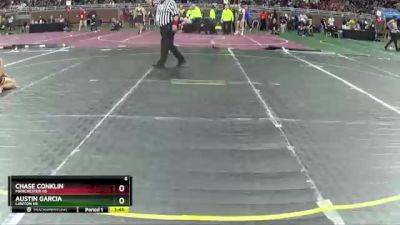 D4-113 lbs Champ. Round 1 - Austin Garcia, Lawton HS vs Chase Conklin, Manchester HS