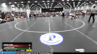 138 lbs Champ. Round 1 - Jason Dube, Bad Karma Wrestling Club vs Landen Davis, Sebolt Wrestling Academy