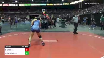 130 lbs Semifinal - Isabella Amaro, All-Phase vs Samantha Barragan, Hemet Wc