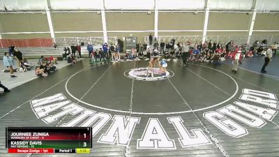 75 lbs Placement (4 Team) - Kassidy Davis, Mat Demons vs Journiee Zuniga, Warriors Of Christ