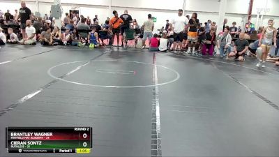 92 lbs Round 2 (4 Team) - Brantley Wagner, Mayfield Mat Academy vs Cieran Sontz, Ruthless