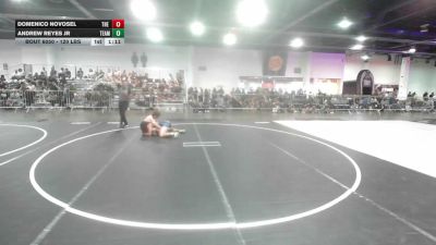 120 lbs Round Of 16 - Domenico Novosel, The 300 vs Andrew Reyes Jr, Team Thunder