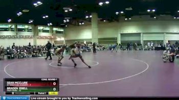 132 lbs Quarters & Wb (16 Team) - Sean Mcclure, D1 Wrestling Academy vs Braden Isbell, Fight Barn