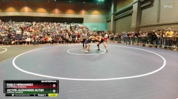 150 lbs Quarterfinal - Pablo Hernandez, Centennial (Corona) vs Victor-Alexander Gutierrez, Central Catholic