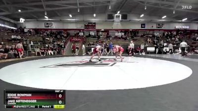 141 lbs Cons. Round 6 - Eddie Bowman, CSU-Pueblo vs Jake Niffenegger, Gannon