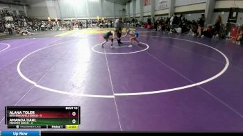 120 lbs Quarters & 1st Wb (16 Team) - Alana Toler, New Braunfels (Girls) vs Amanda Dahl, Prosper (Girls)