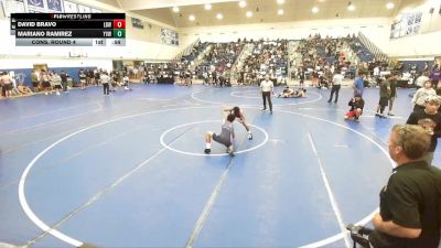 120 lbs Cons. Round 4 - David Bravo, LBWSS vs Mariano Ramirez, Yucca Valley Wrestling