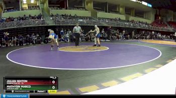 106 lbs Round 4 (6 Team) - Mathysin Marco, Lincoln East vs Julian Sexton, Manhattan HS