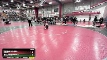 100 lbs Cons. Round 4 - Eliana Martinez, Paloma Valley vs Sienna Romero, Corona