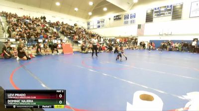 43 lbs Round 2 - Levi Prado, Threshold Wrestling Club vs Dominic Najera, Threshold Wrestling Club