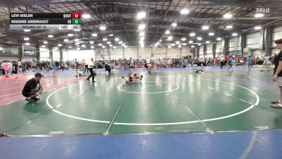 80 lbs Round Of 16 - Levi Sisler, Quest School Of Wrestling MS - MS vs Riggins Arsenault, OHIO GOLD - MS