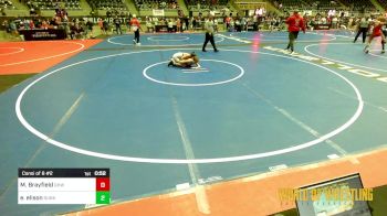 95 lbs Consi Of 8 #2 - Mason Brayfield, Greater Heights Wrestling vs Epenesa Elison, Sunkist Kids Monster Garage