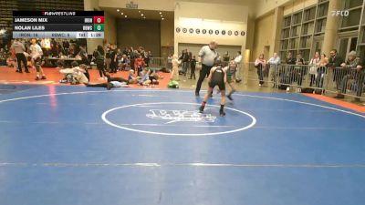 89 lbs Rr Rnd 4 - Jameson Mix, Iron Wolves vs Nolan Liles, Rabbit Wrestling Club - MSC
