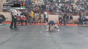 100_B lbs Quarterfinal - Caleb Czaniecki, Peters Twp vs Isaac Wrye, Philipsburg-Osceola