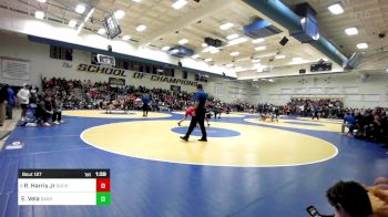 123 lbs Round Of 32 - Ray Harris Jr, Buchanan vs Ezieqeul Vela, Oakdale