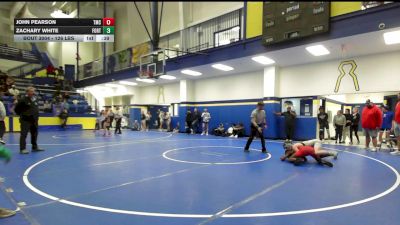 126 lbs 3rd Place - John Pearson, Tulsa Memorial vs Zachary White, Fort Smith Southside