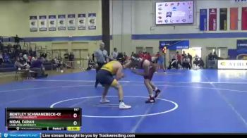 197 lbs Champ. Round 1 - Nidal Farah, Lakeland University vs Bentley Schwanebeck-Ostermann, Augsburg University